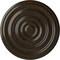 Ekena Millwork Carton Smooth Ceiling Medallion (Canopies up to 9 1/8"), 29 1/8"OD x 1 1/2"P, Stone Hearth Crackle CM29CASHC - alternate 1